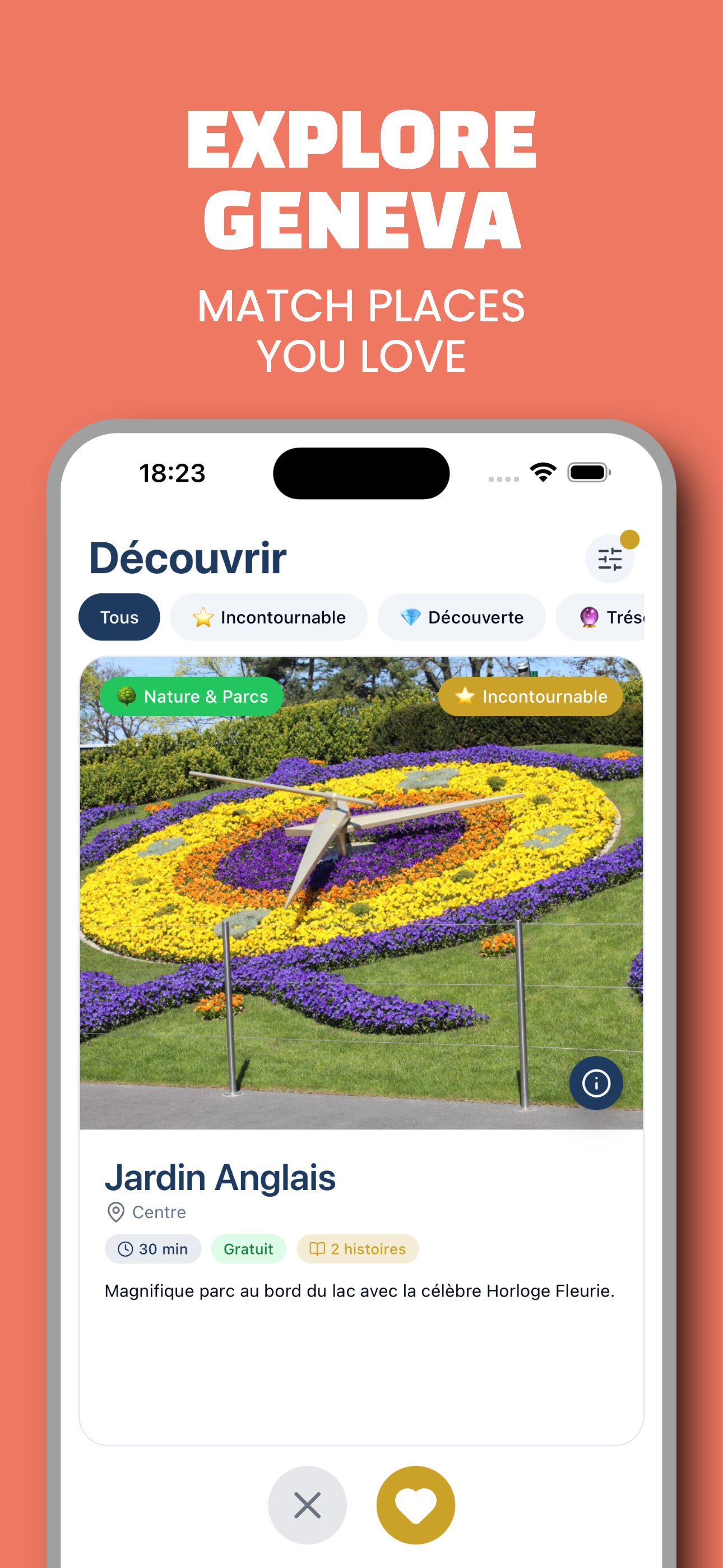 Explore Geneva App Screenshot
