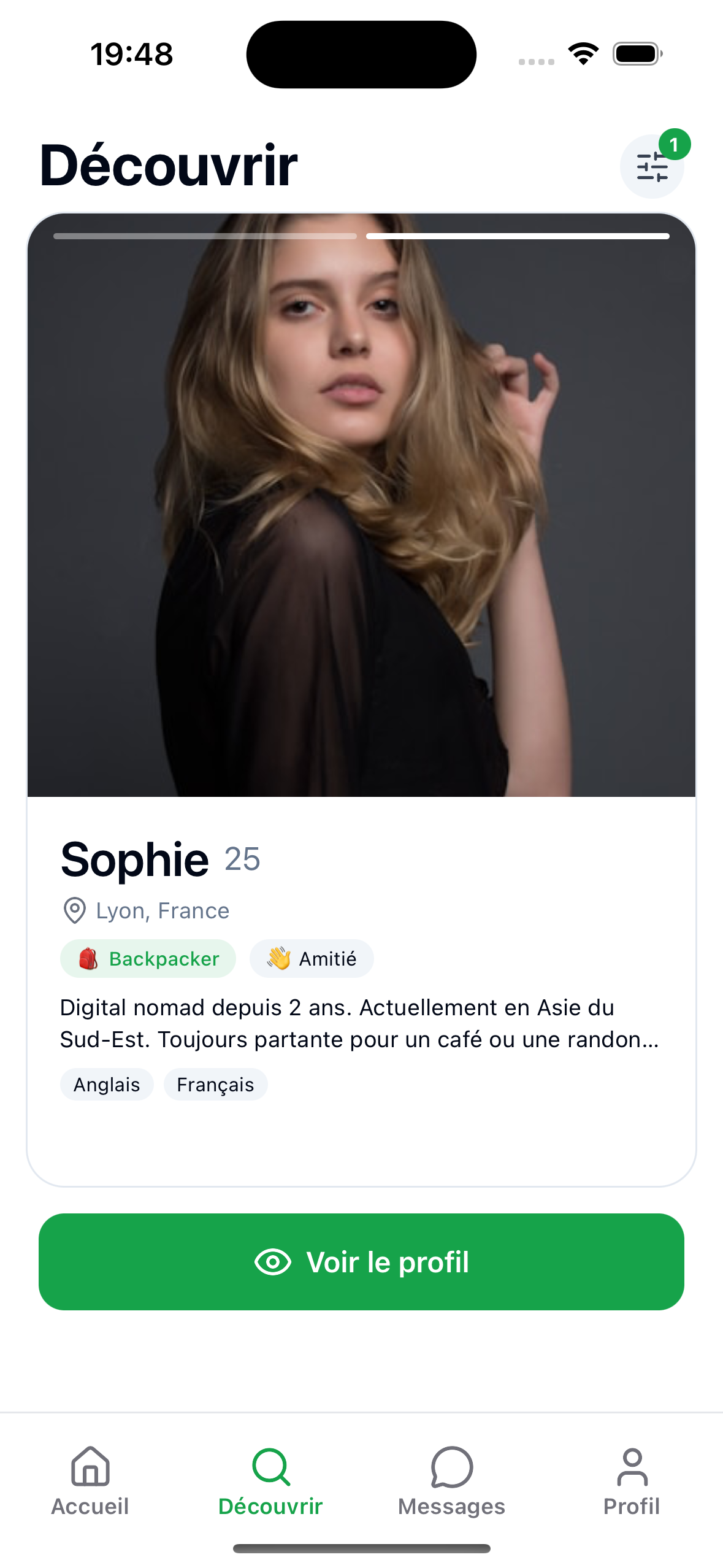 Voyager App Screenshot